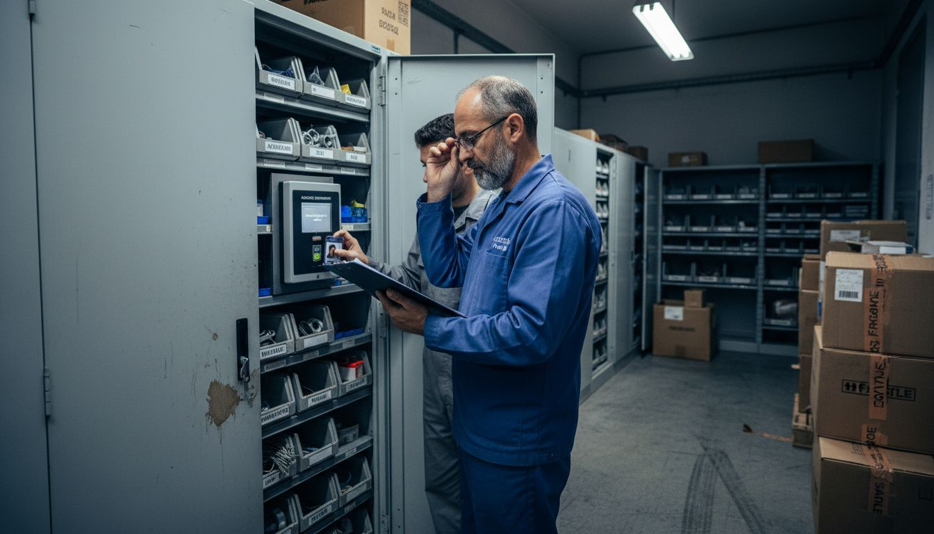 Responsabile di magazzino incaricato del controllo degli accessi e della gestione dei materiali