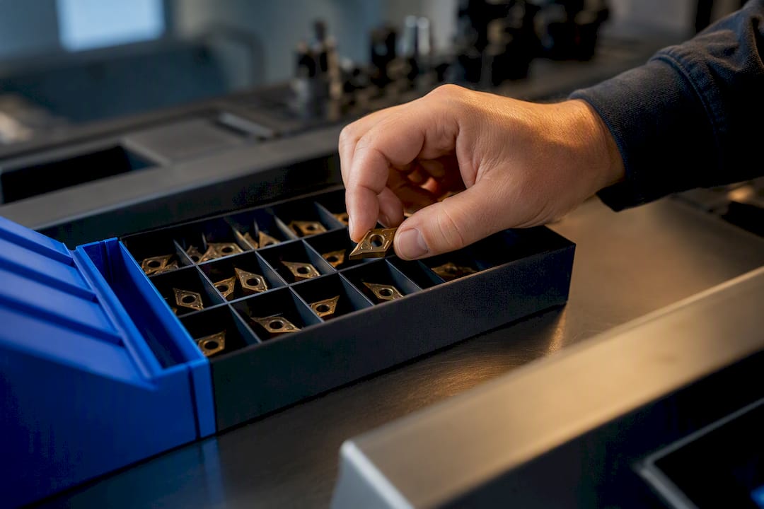 Inserti da taglio progettati in officina