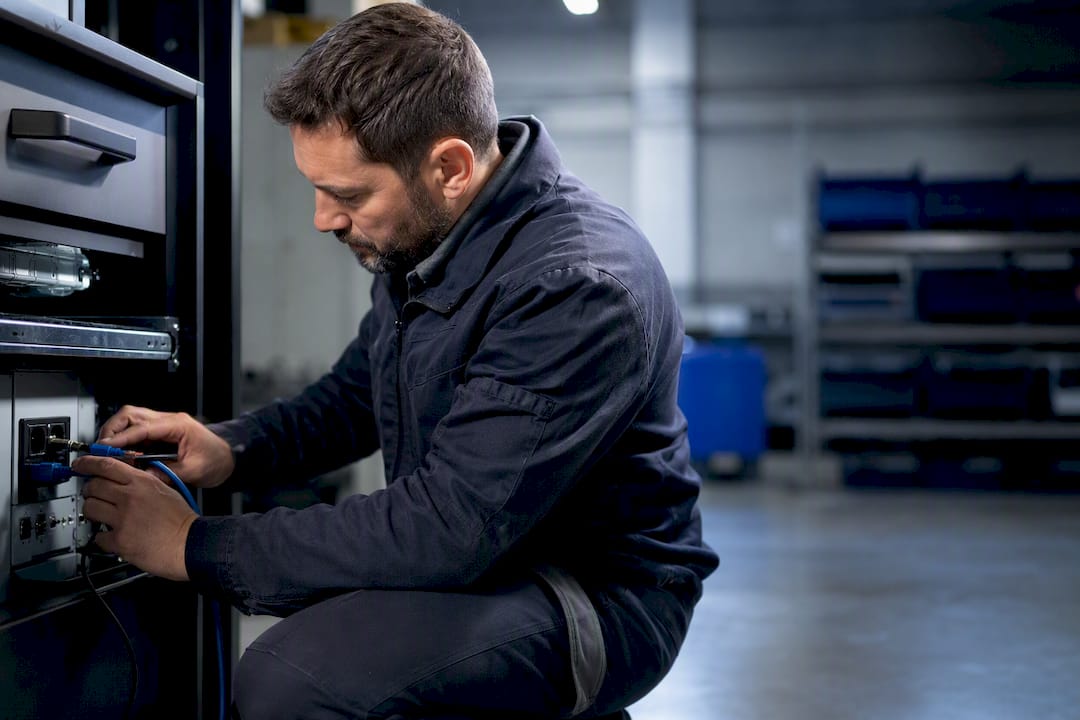 Dettaglio tecnico del sistema di vending industriale
