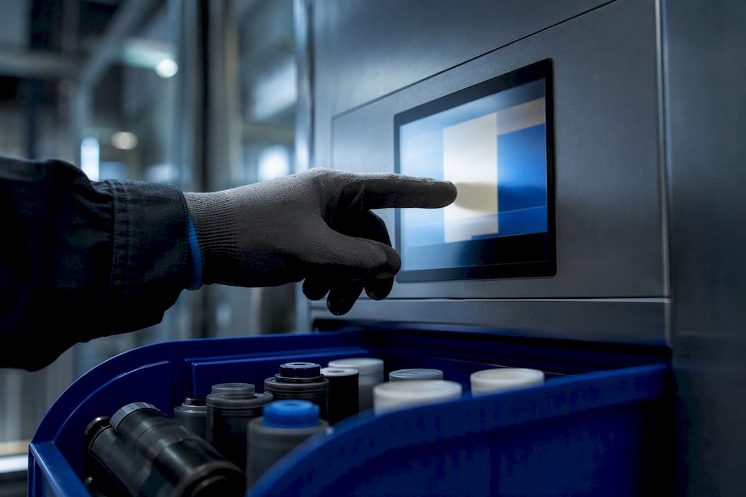 L'operatore collega un prelievo a una commessa