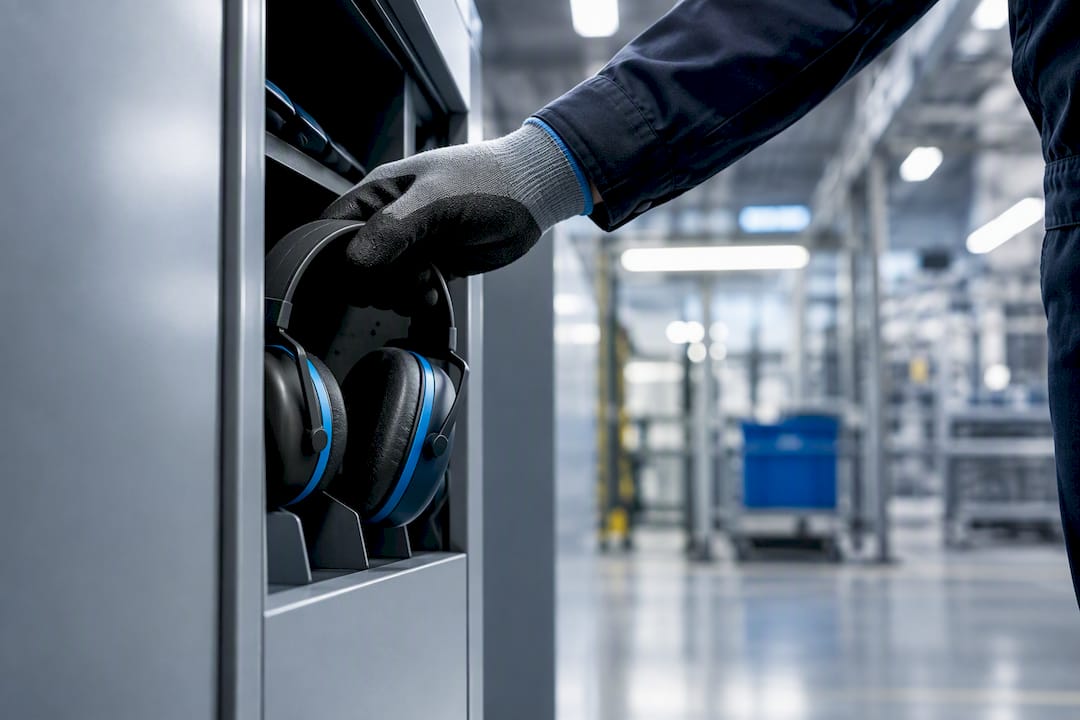 Ritiro DPI dal distributore automatico industriale