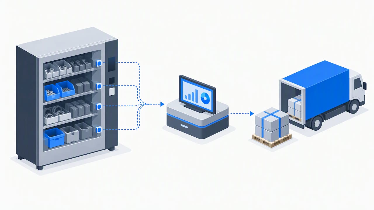 Flusso IoT e VMI dal distributore fino al rifornimento