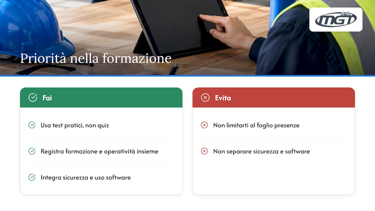 Cosa conta davvero in un programma di formazione — overview diagram